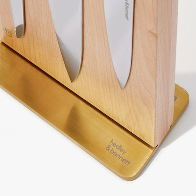 Hedley & Bennett Accessory Magnetic Knife Stand - Brass