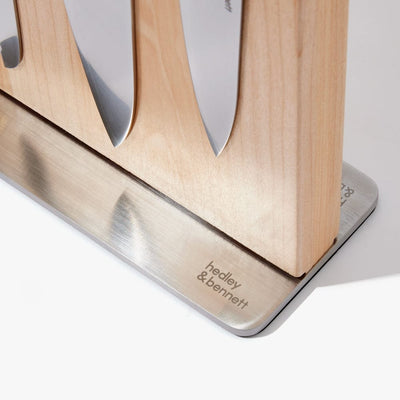 Hedley & Bennett Accessory Magnetic Knife Stand - Stainless Steel