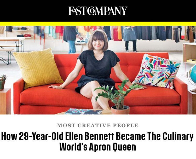 Fast Company: How 29-Year Old Ellen Bennett Became Culinary World's Apron Queen