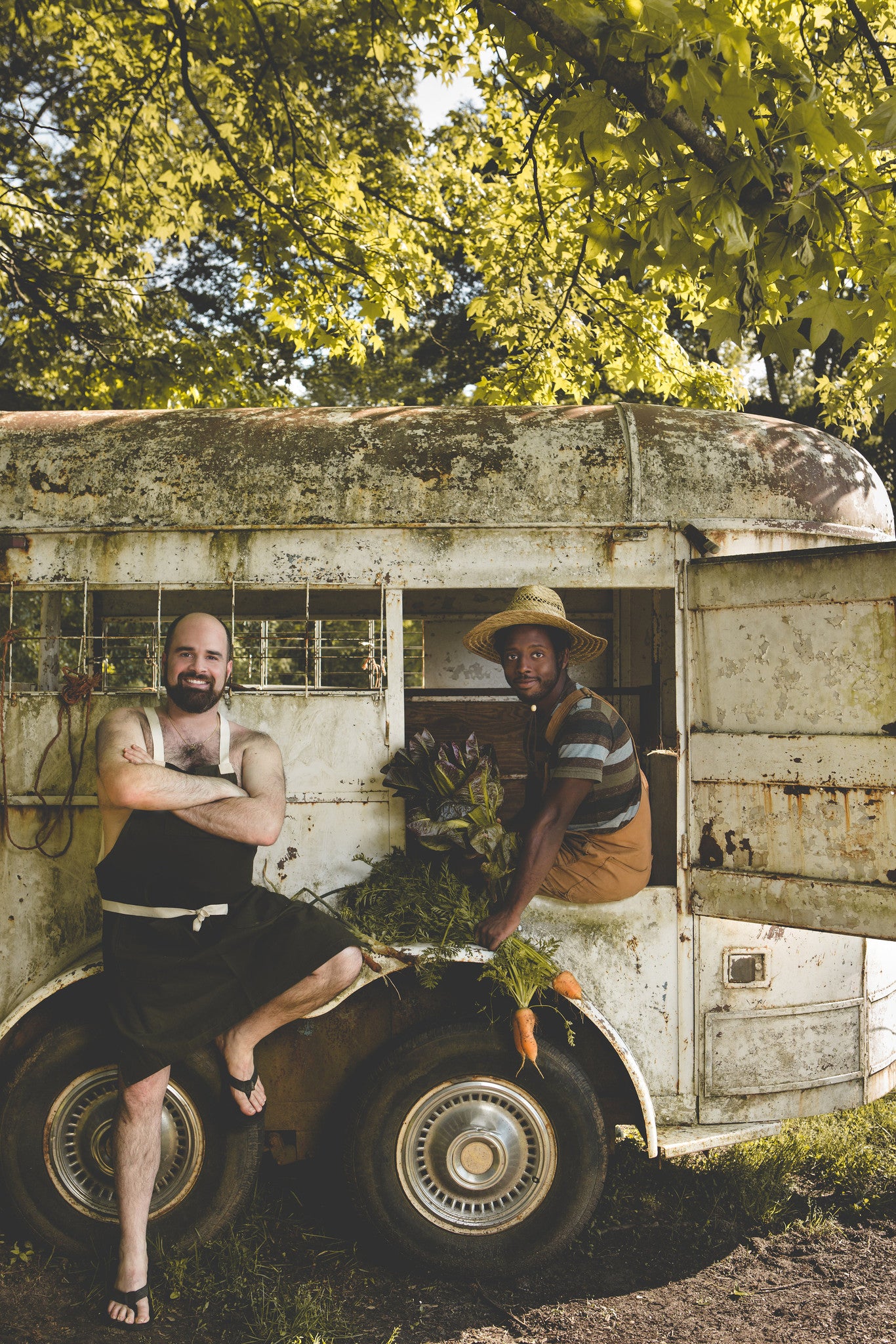 The Farmer Fund Strips Down to Their Aprons