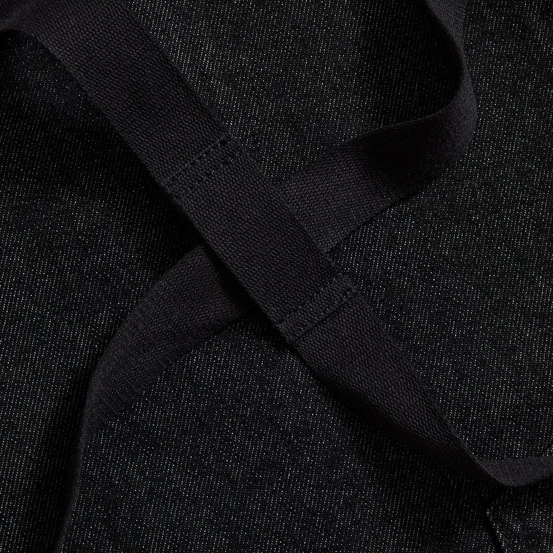 Abalone Black Denim Apron